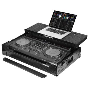 AlphaTheta DDJ-GRV6 Case in Black with Patented Glide Platform and Corner Wheels