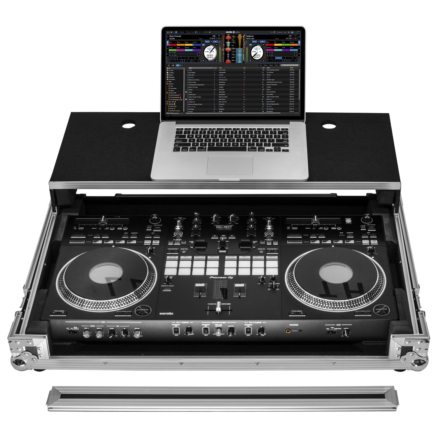 Pioneer DDJ-REV7 Glide Style Flight Case with Wheels and Laptop Platform - Image 2