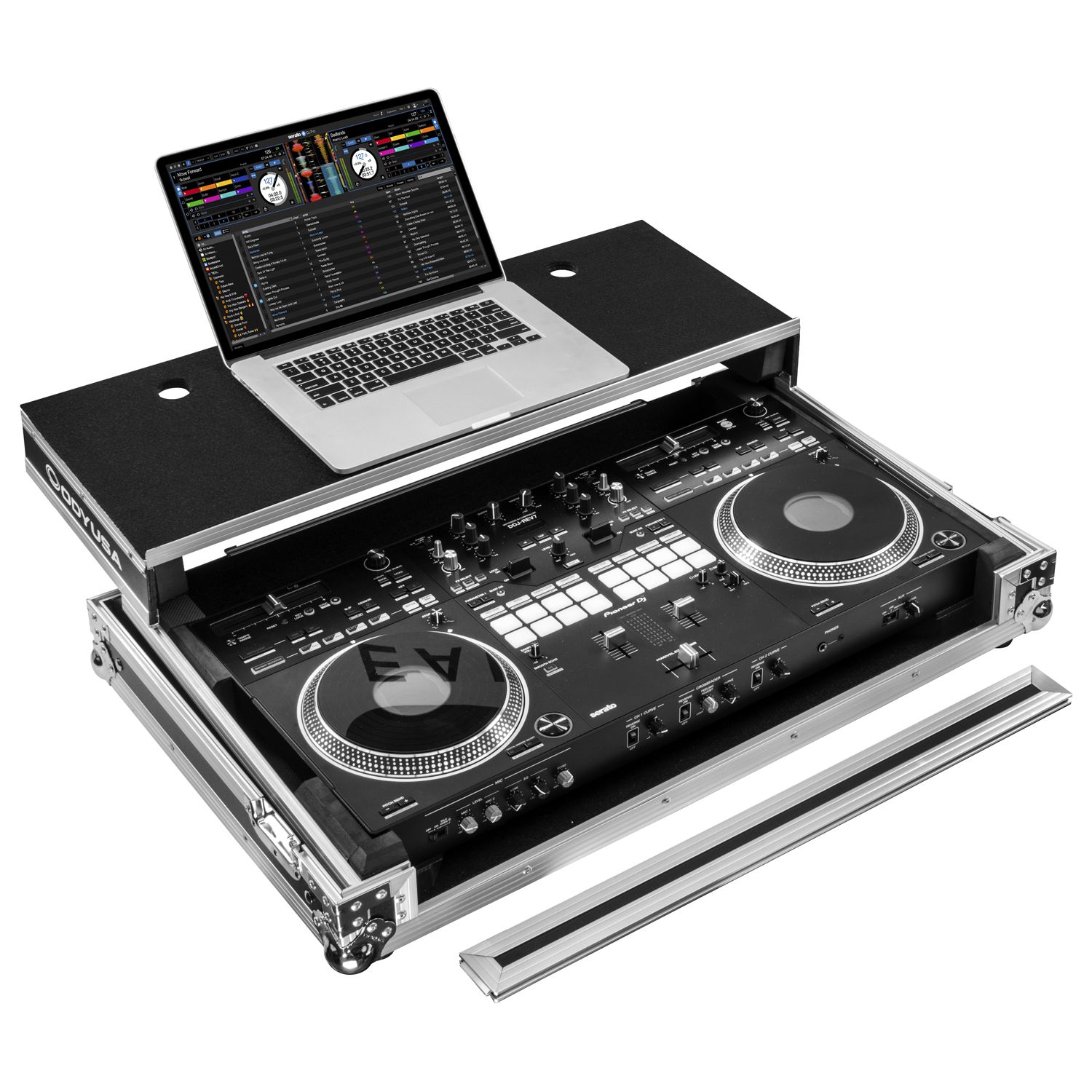 Pioneer DDJ-REV7 Glide Style Flight Case with Wheels and Laptop Platform - Image 3
