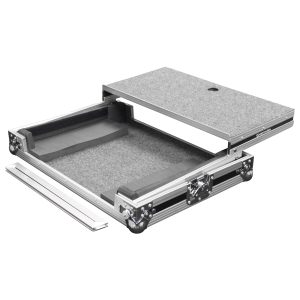 Universal Small / Medium Size DJ Controller Flight Case with Glide Platform