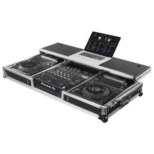 Odyssey Glide Style DJ Coffin Flight Case with Wheels for DJM-A9 and CDJ-3000 or Similar Size Gear