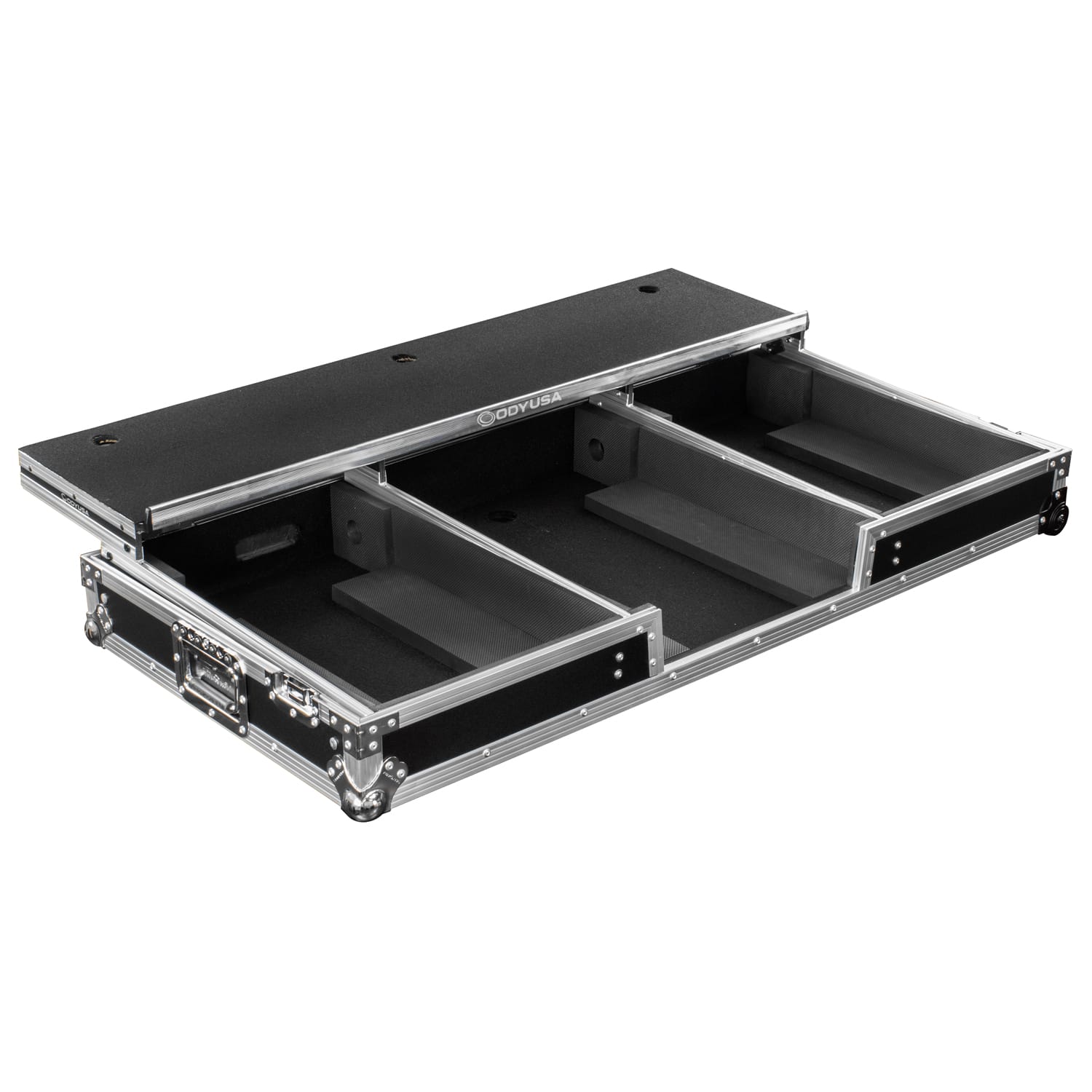 Odyssey Glide Style DJ Coffin Flight Case with Wheels for DJM-A9 and CDJ-3000 or Similar Size Gear - Image 4