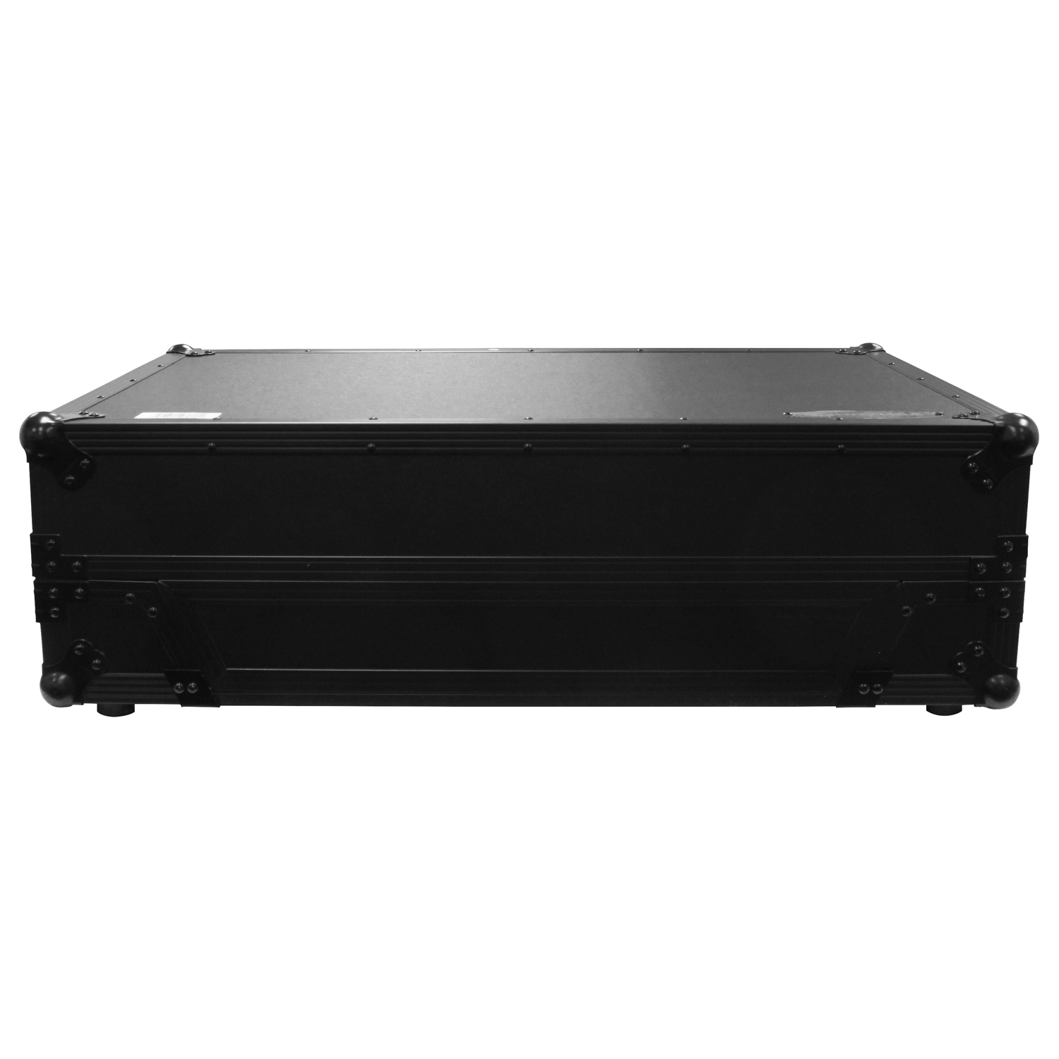 Black Numark NS7 / NS7II / NS7III Flight Case with 1U Rack Space and Glide Platform - Image 4