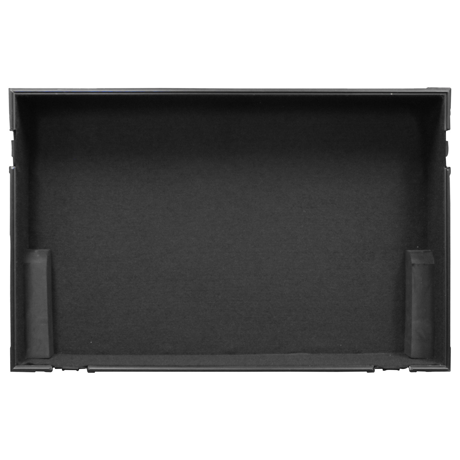 Black Numark NS7 / NS7II / NS7III Flight Case with 1U Rack Space and Glide Platform - Image 9