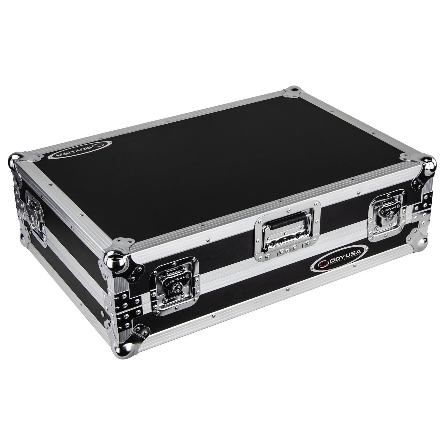 Pioneer DDJ-800 / XDJ-RR Flight Case with Bottom 1U Rack Space and Glide Platform - Image 10