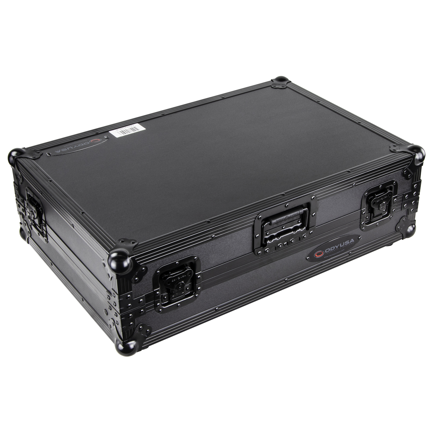 Black Pioneer DDJ-800 Flight Case with Bottom 1U Rack Space and Glide Platform - Image 10