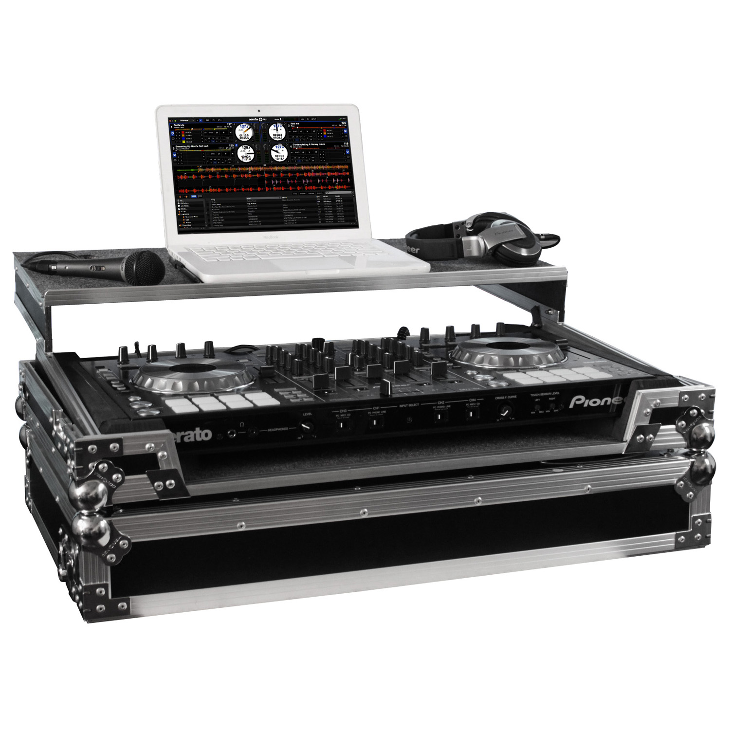Pioneer DDJ-RX / SX / SX2 / SX3 / S1 / T1 Flight Case with Glide Platform - Image 2
