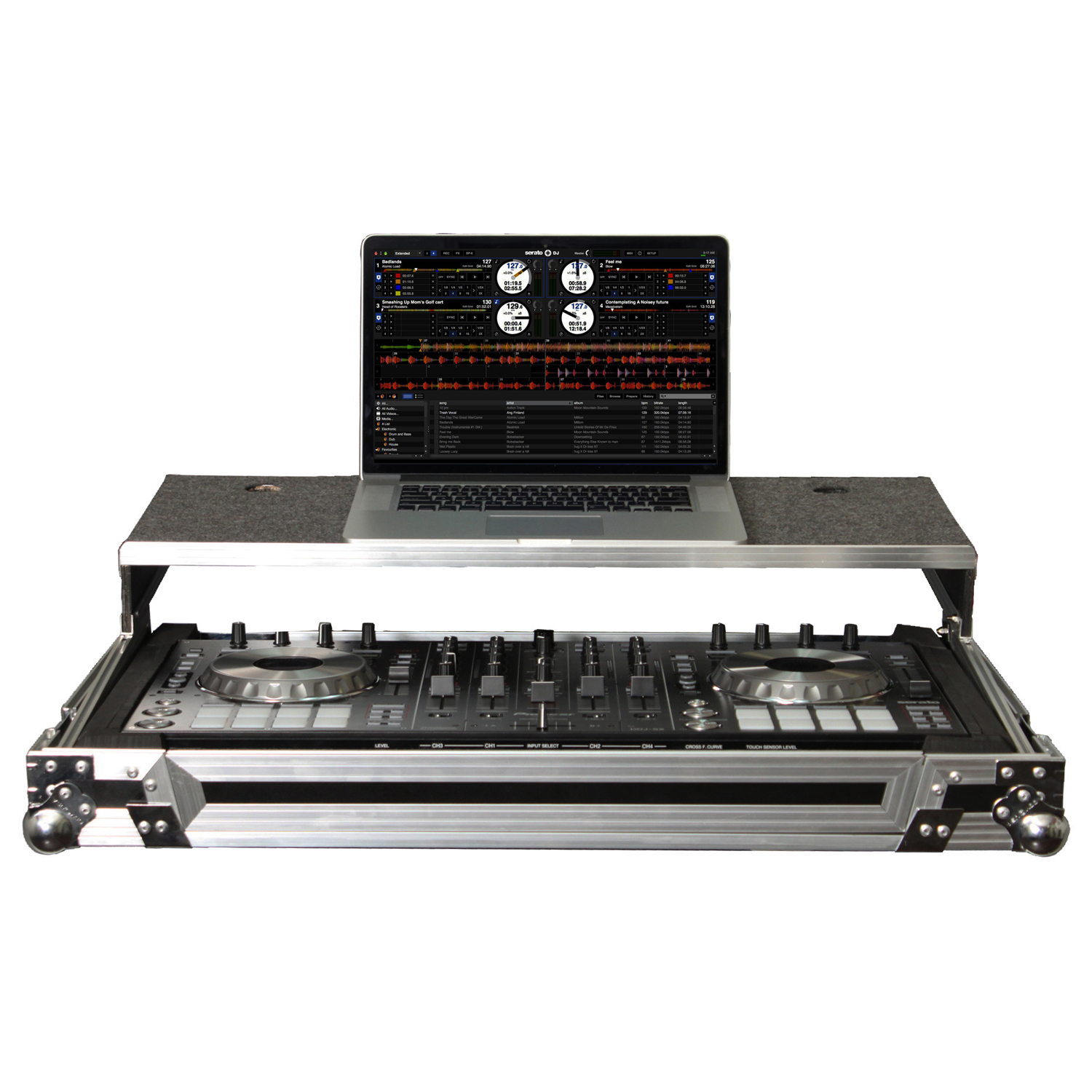 Pioneer DDJ-RX / SX / SX2 / SX3 / S1 / T1 Flight Case with Glide Platform - Image 3