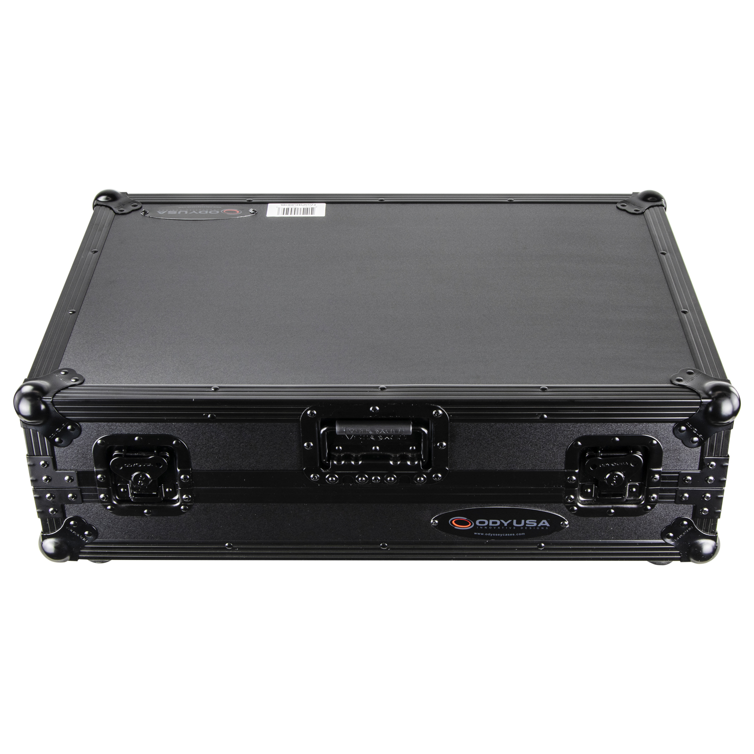 Black Pioneer XDJ-RR Bottom 1U Rack Space Flight Case with Glide Platform - Image 9