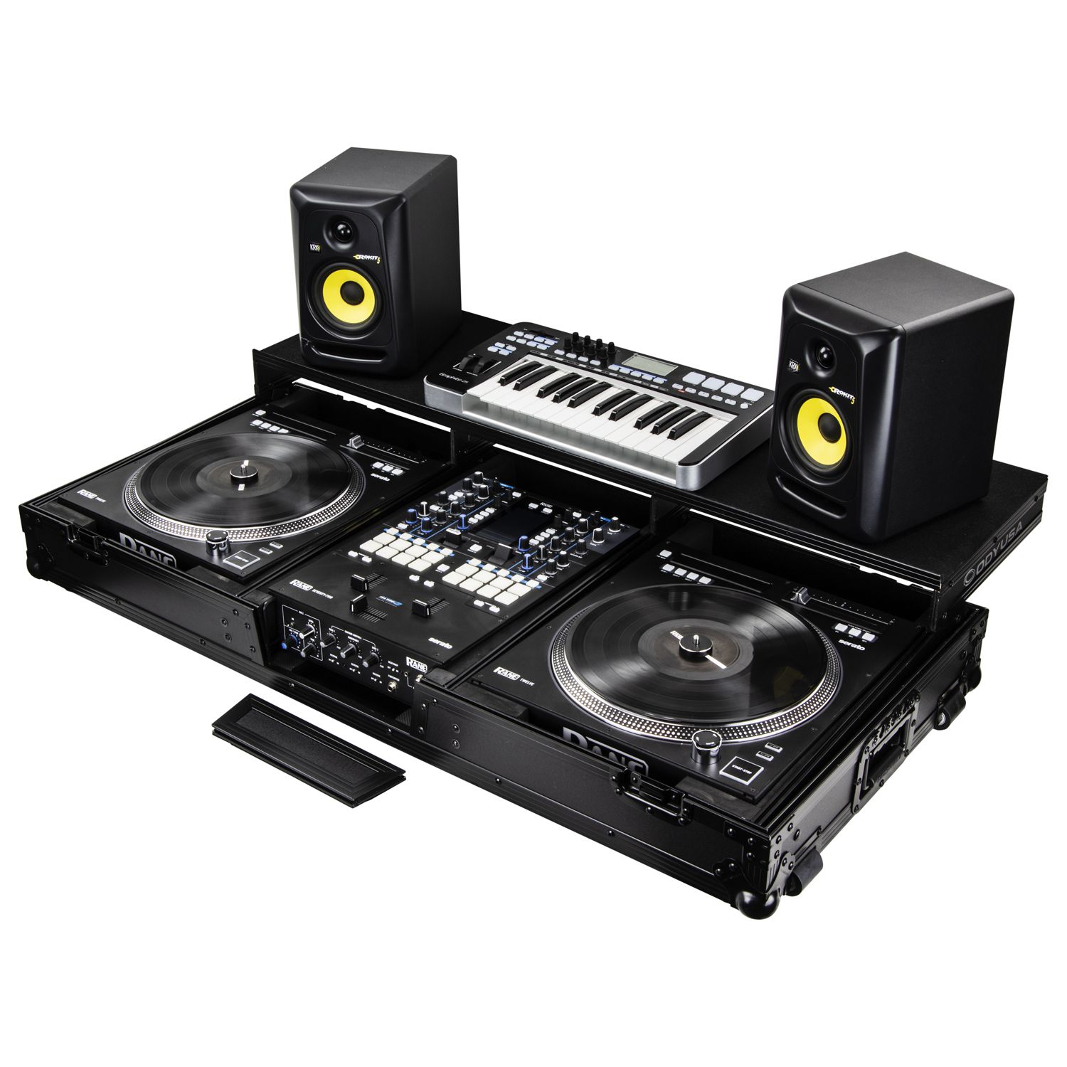 Rane Seventy / Seventy-Two and Rane Twelve Remixer Black Glide Style DJ Coffin Case - Image 15