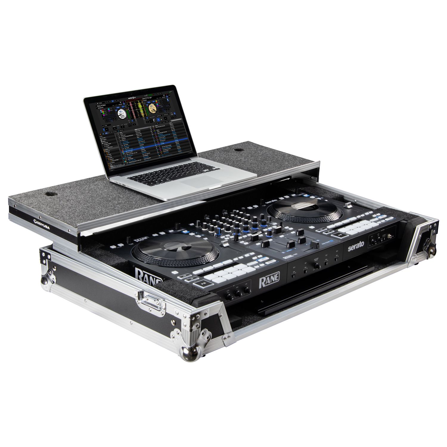 RANE FOUR Flight Case with Glide Tray and Platform - Image 2