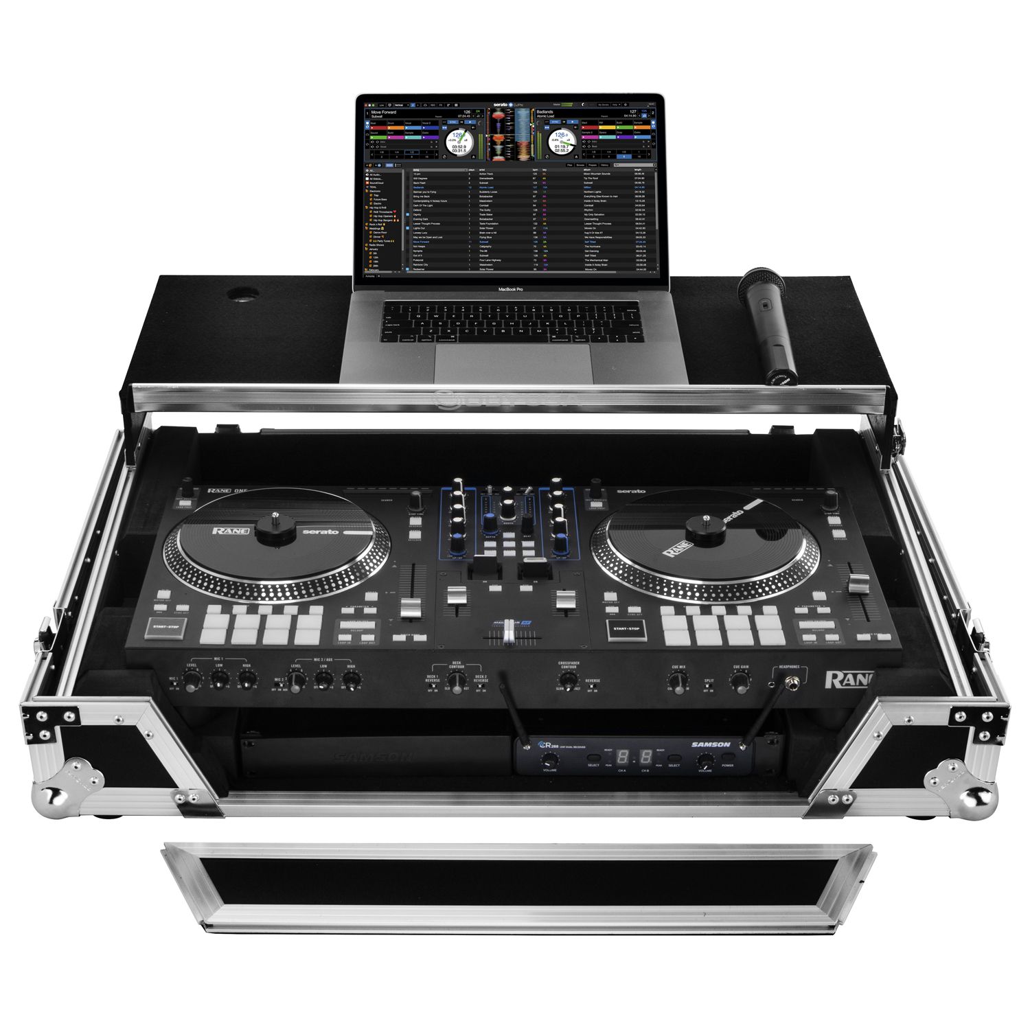 RANE ONE MKII / RANE ONE Flight Case with 1U Rack Space and Glide Platform - Image 2