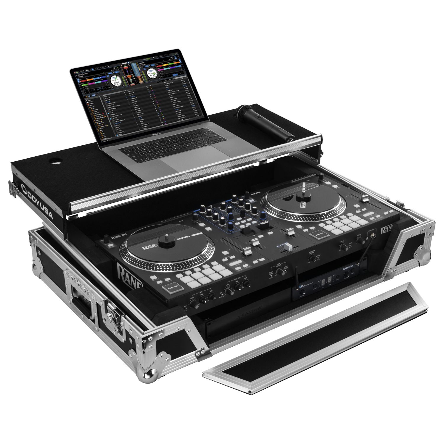 RANE ONE MKII / RANE ONE Flight Case with 1U Rack Space and Glide Platform - Image 3