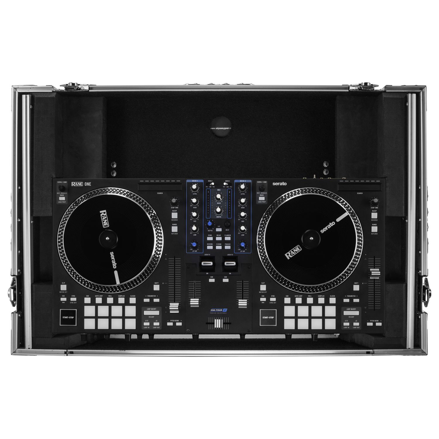 RANE ONE MKII / RANE ONE Flight Case with 1U Rack Space and Glide Platform - Image 5