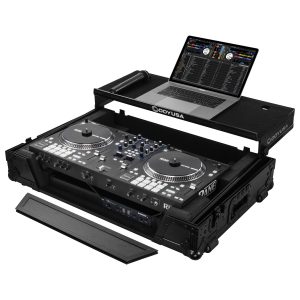 RANE ONE MKII / RANE ONEFlight Case in Black with 1U Rack Space and Glide Platform