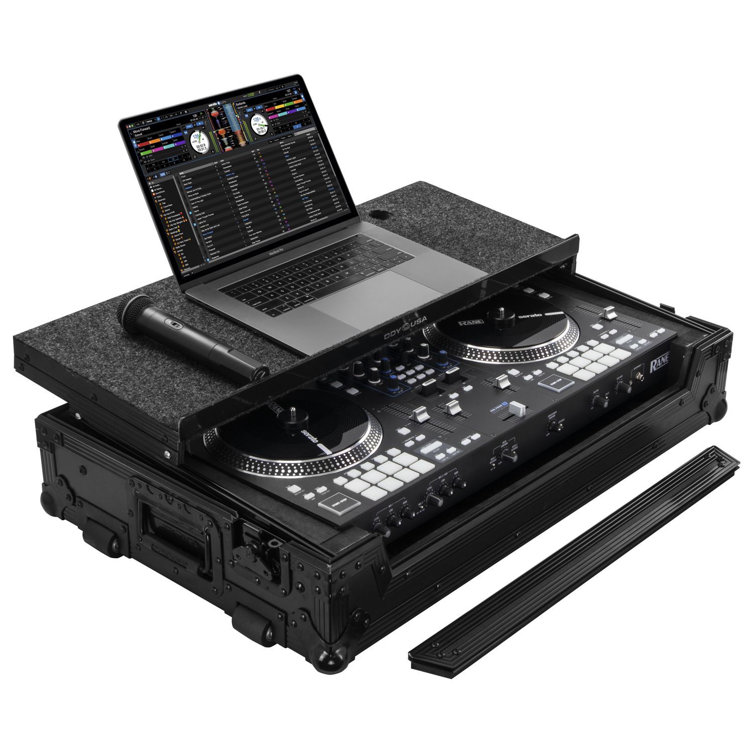 RANE ONE MKII / RANE ONE Flight Case in Black with Patented Glide Platform - Image 3