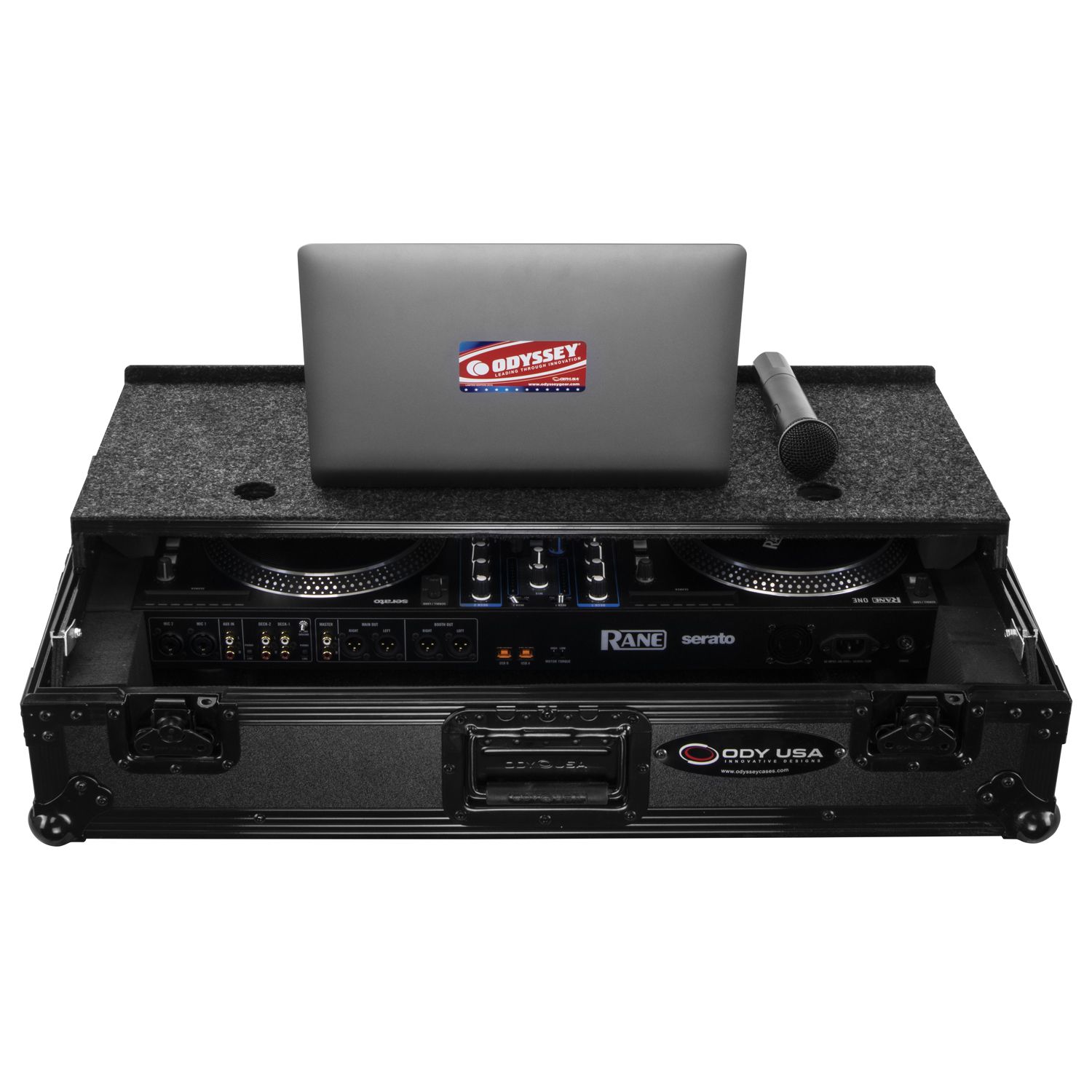 RANE ONE MKII / RANE ONE Flight Case in Black with Patented Glide Platform - Image 4