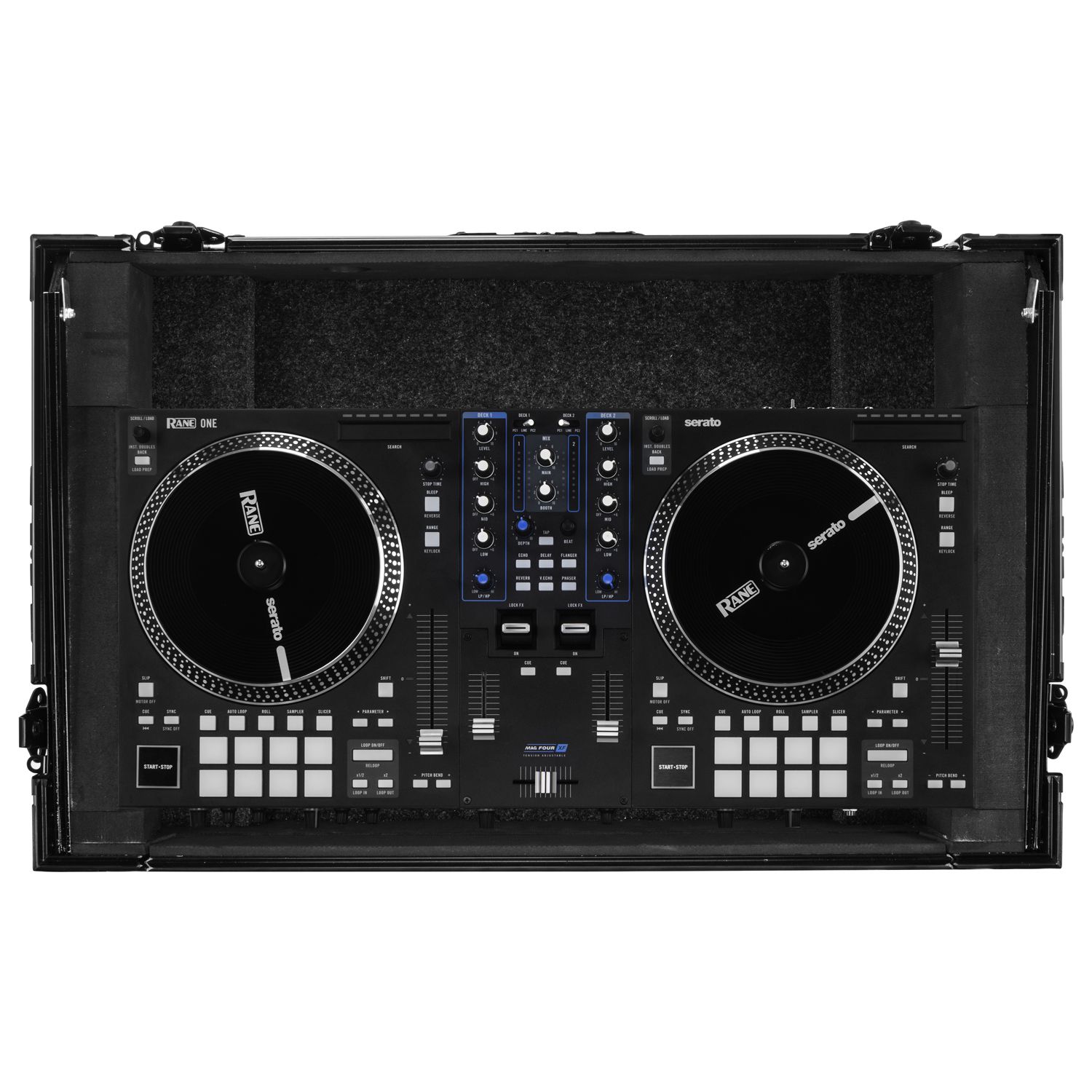 RANE ONE MKII / RANE ONE Flight Case in Black with Patented Glide Platform - Image 5