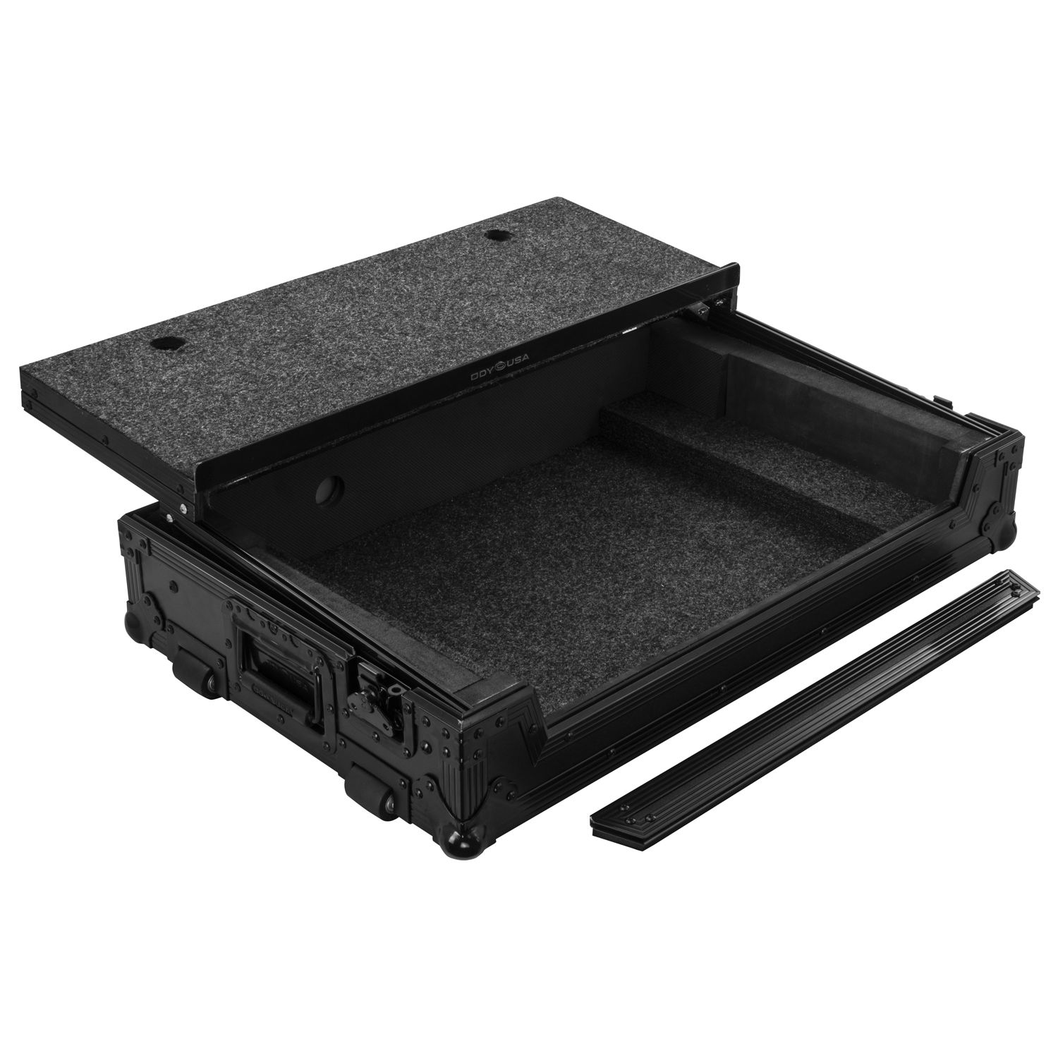 RANE ONE MKII / RANE ONE Flight Case in Black with Patented Glide Platform - Image 9