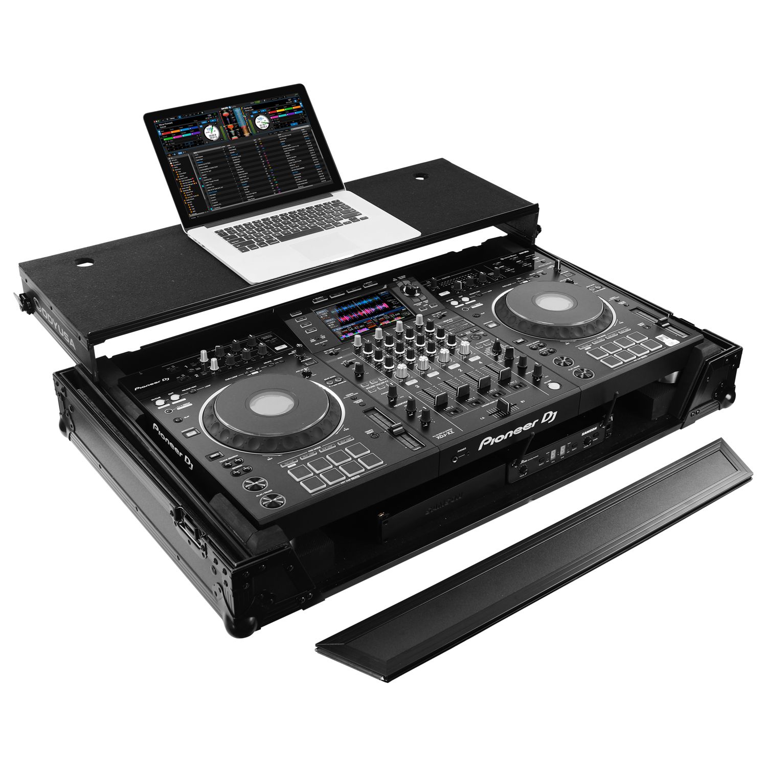 Pioneer XDJ-XZ Black Label Glide Style Case With Wheels and 1U Rack - Image 3