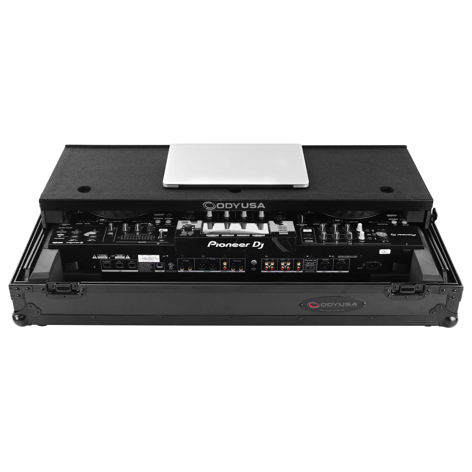 Pioneer XDJ-XZ Black Label Glide Style Case With Wheels and 1U Rack - Image 4