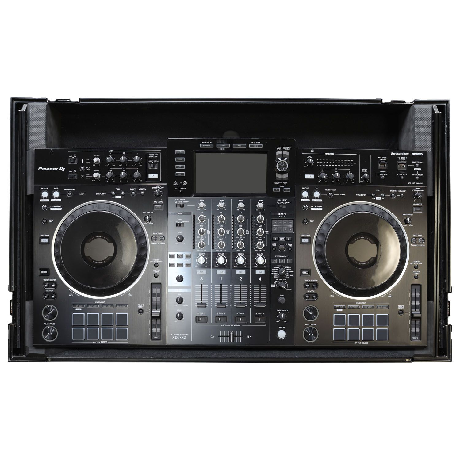 Pioneer XDJ-XZ Black Label Glide Style Case With Wheels and 1U Rack - Image 5