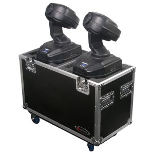 Universal Dual 250 Moving Heads Lighting Flight Case with Wheels