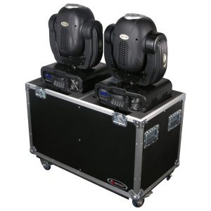 Universal Dual Large 250 Moving Heads Lighting Flight Case with Wheels