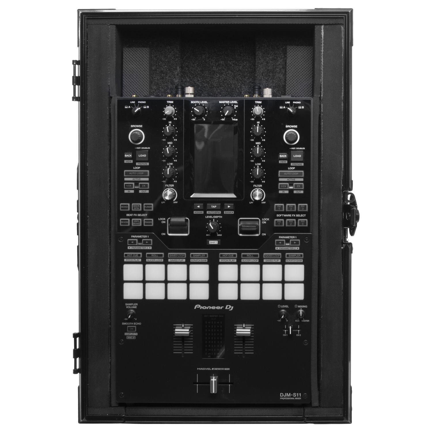 Pioneer DJM-S7, DJM-S11, Rane Seventy-Two Black Label Flight Case - Image 7