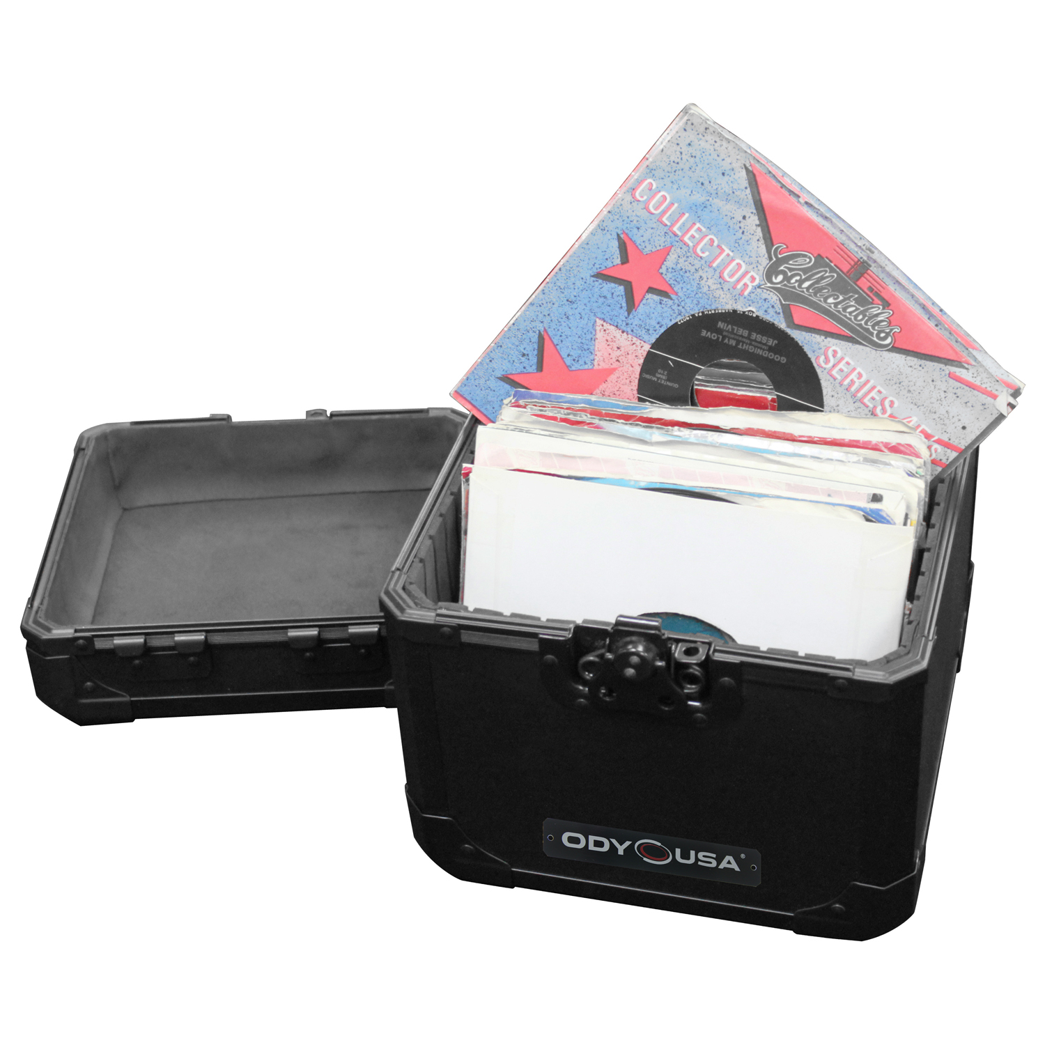 Black KROM Record / Utility Case for 60 7" Vinyl Records