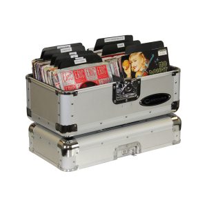KROM Series Silver Record / Utility Case for 120 7" Vinyl Records