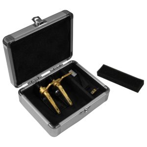 KROM Series Silver Diamond PRO2 Case for Two Turntable Needle Cartridges