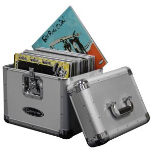 KROM Series Silver Record / Utility Case for 70 12" Vinyl Records & LPs