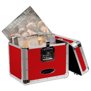 KROM Series Red Stackable Record / Utility Case for 70 12" Vinyl Records & LPs