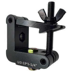 Square Half Coupler, Fits 2" Tube, 1102 lb Load Capacity, Anodized Black