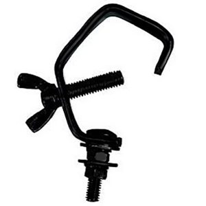 Light-Duty Lighting Mini C-Clamp in Black