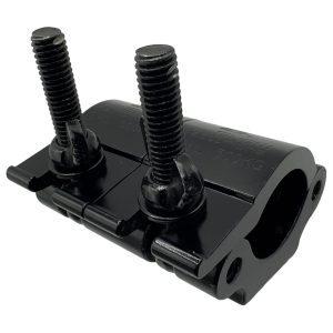 Pro Half Couplers for Two Tubes End-to-End Quick Connection, Fits 1.5-2" Tube, 1102 lb Load, Black