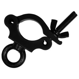 Pro Half Coupler with Eye Bolt, Fits 2" Tube, 660 lb Load, Black