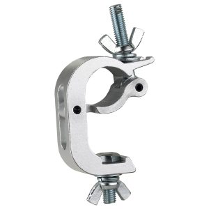 Trigger Clamp, Fits 1-3/8 - 1.5" Tube, 330 lb Load Capacity, Polished Natural
