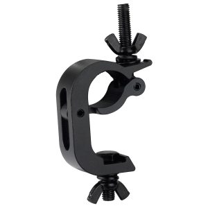 Trigger Clamp, Fits 1-3/8 - 1.5" Tube, 330 lb Load Capacity, Anodized Black
