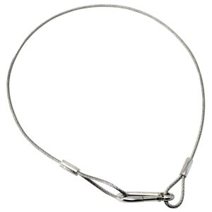 30" Long Safey Cable with Standard Size Spring Hook