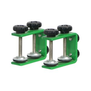 Designer DJ™ Series Green L-Stand Table/Case Clamps (Pair)