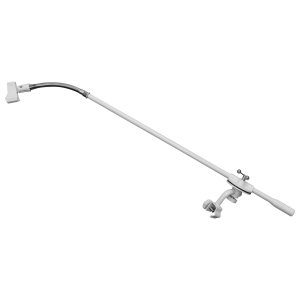 White Mic Boom Arm for Dual Tier X-Stands