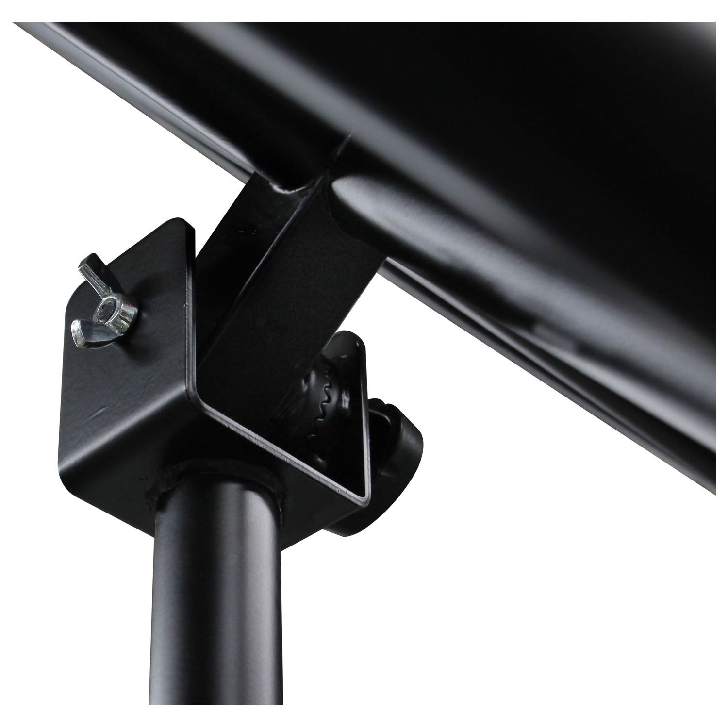 Black 10' Wide Halo Ring Mobile Lighting System with Height Adjstable Crank and Carrying Bags - Image 6