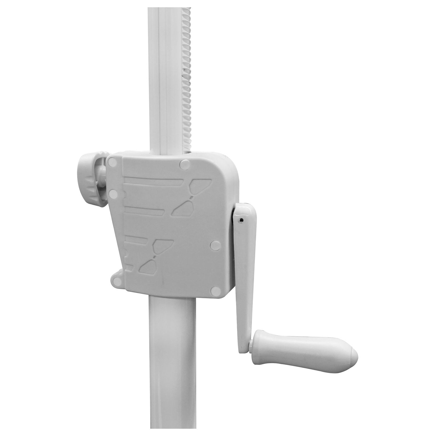 White 10' Wide Halo Ring Mobile Lighting System with Height Adjstable Crank and Carrying Bags - Image 4