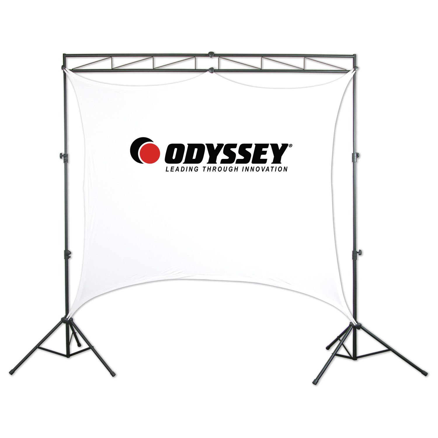 Black VSS-8 Video Projection Screen System