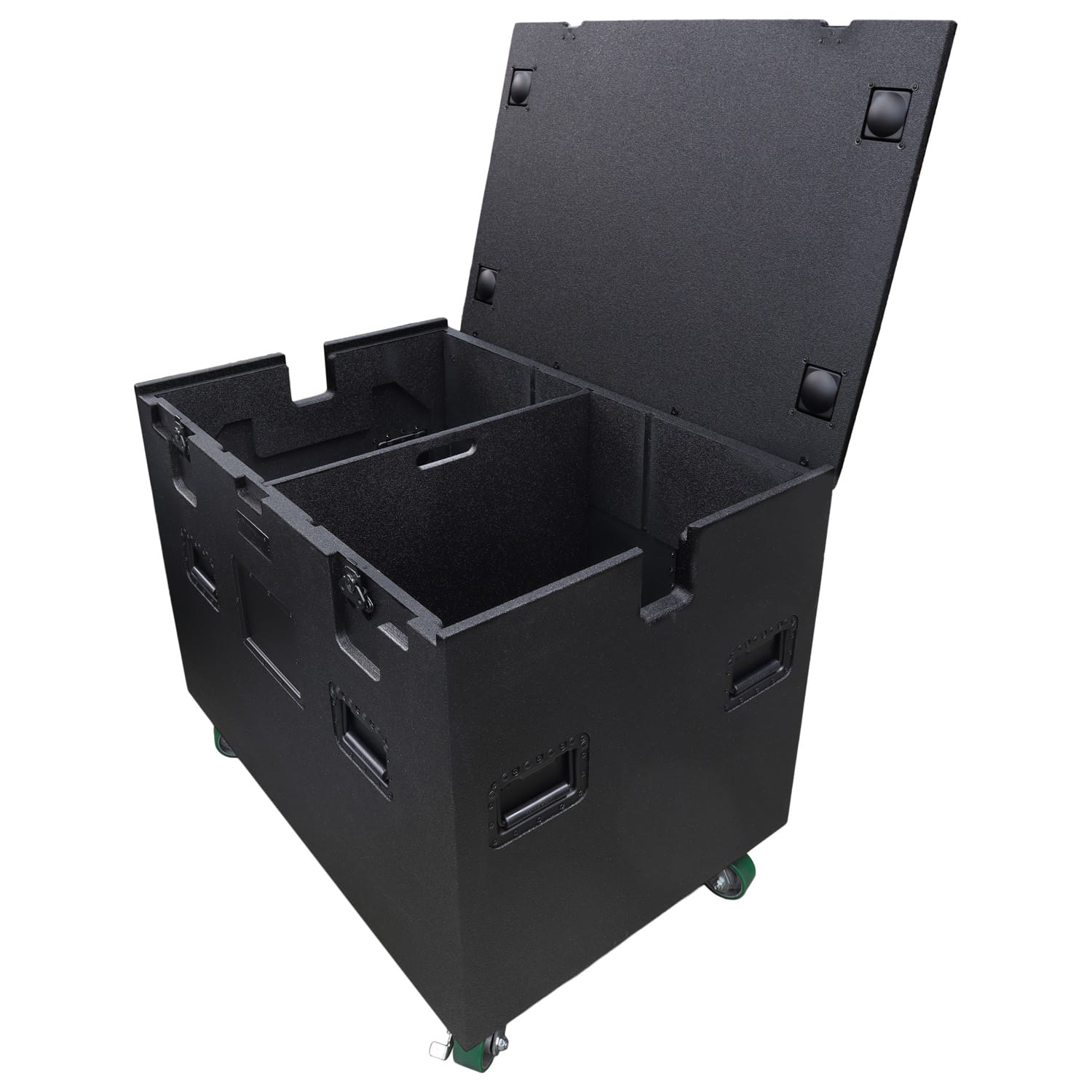 Odyssey Professional 45" x 30" x 36" Cadillac Case with Casters and Snake Cable Access Hole - Image 3