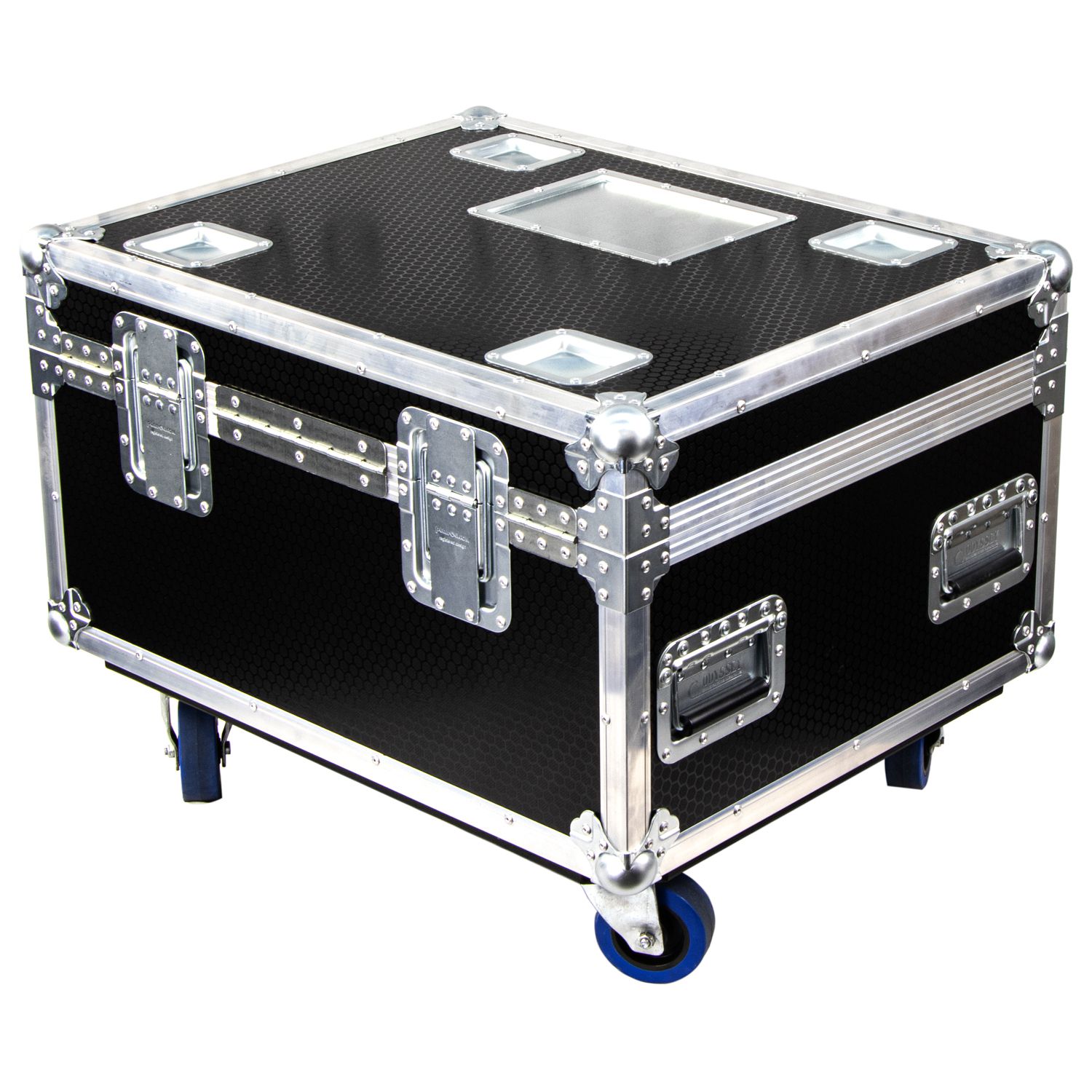 30" x 24" x 22" 0.5" Thick Hex Board Utility Tour Trunk Case with Caster Wheels - Image 7