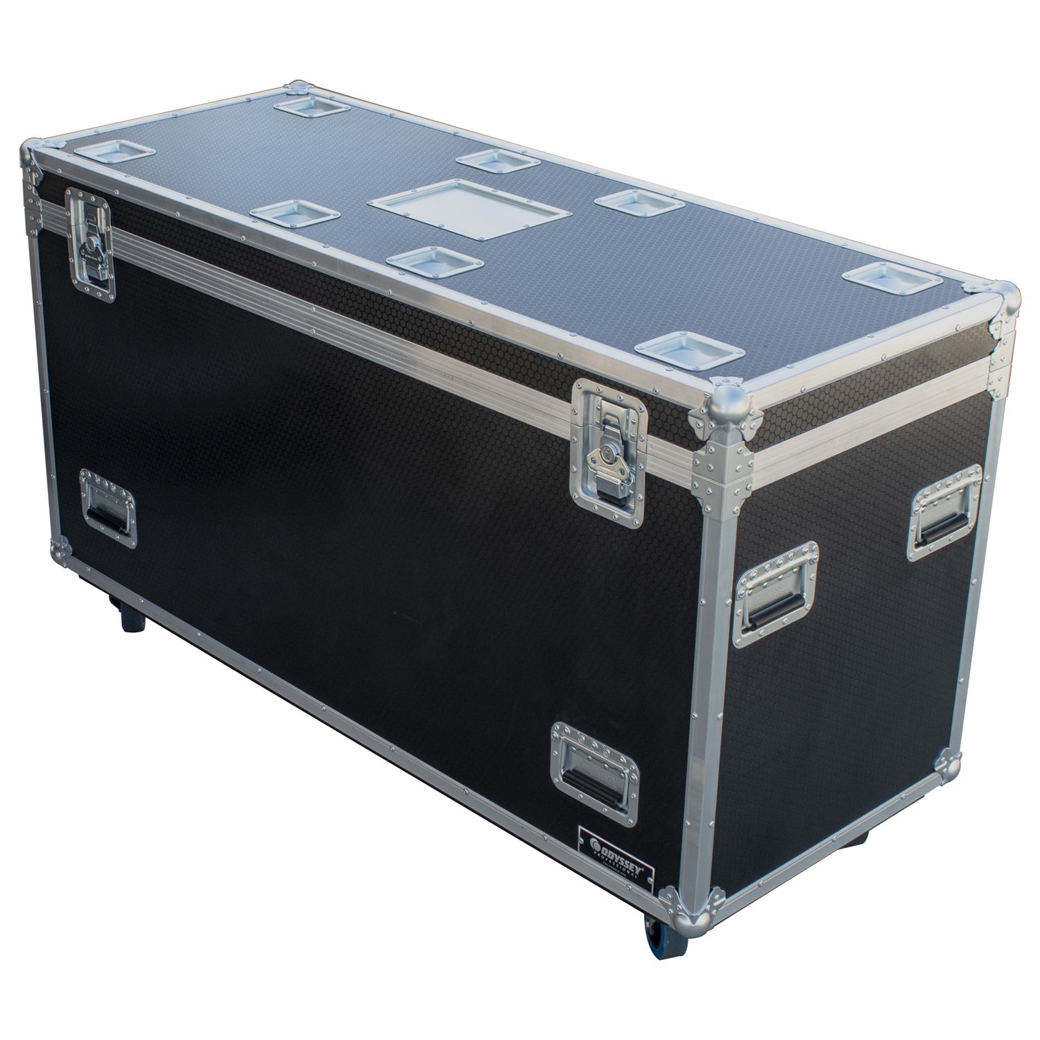 60" x 24" x 30" 0.5" Thick Hex Board Utility Tour Trunk Case with Caster Wheels - Image 3