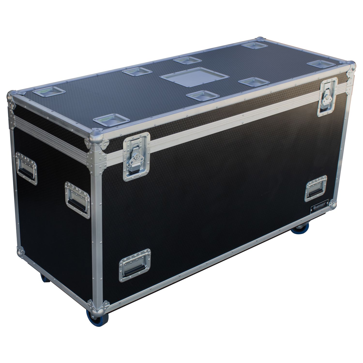 60" x 24" x 30" 0.5" Thick Hex Board Utility Tour Trunk Case with Caster Wheels - Image 5